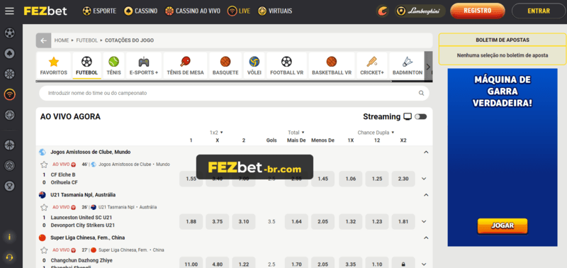 Tabela serie b.