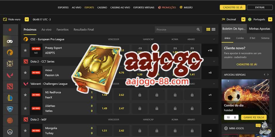 Como apostar no bet365